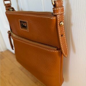 Dooney & Bourke Tan Leather Crossbody Bag